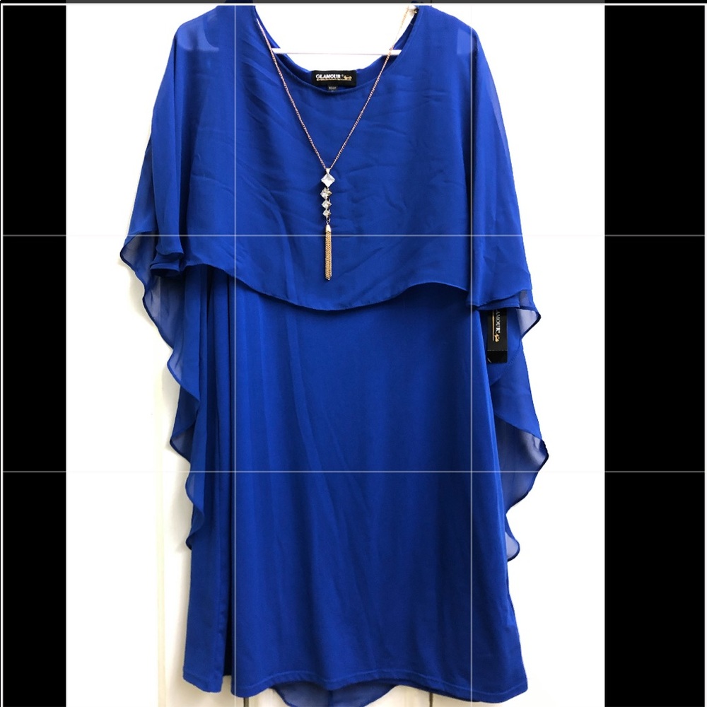 Blue semi shirt/dress